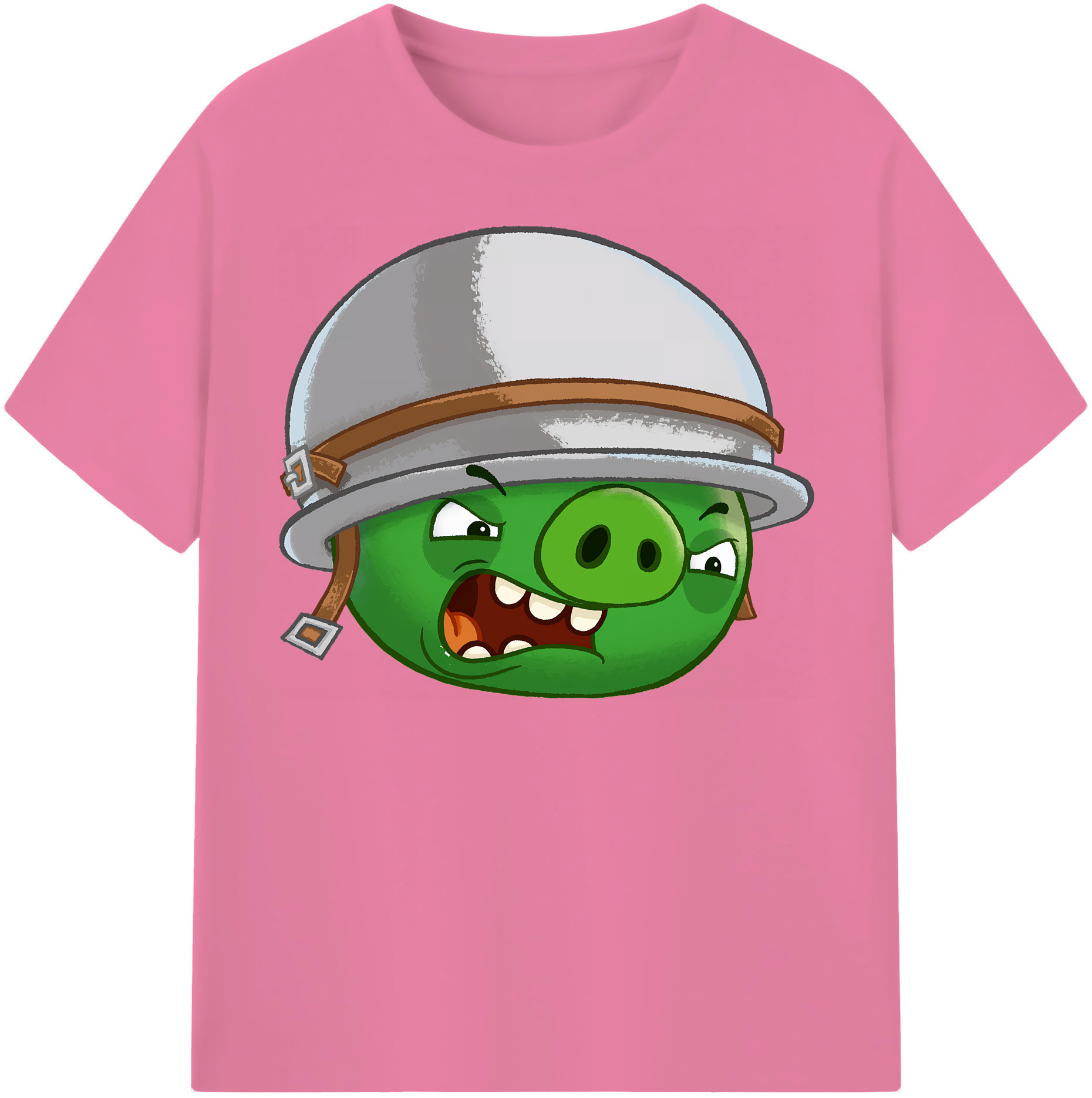 （画像用） Angry Birds アングリーバード 綿100％半袖Tシャツ（フロントプリント）